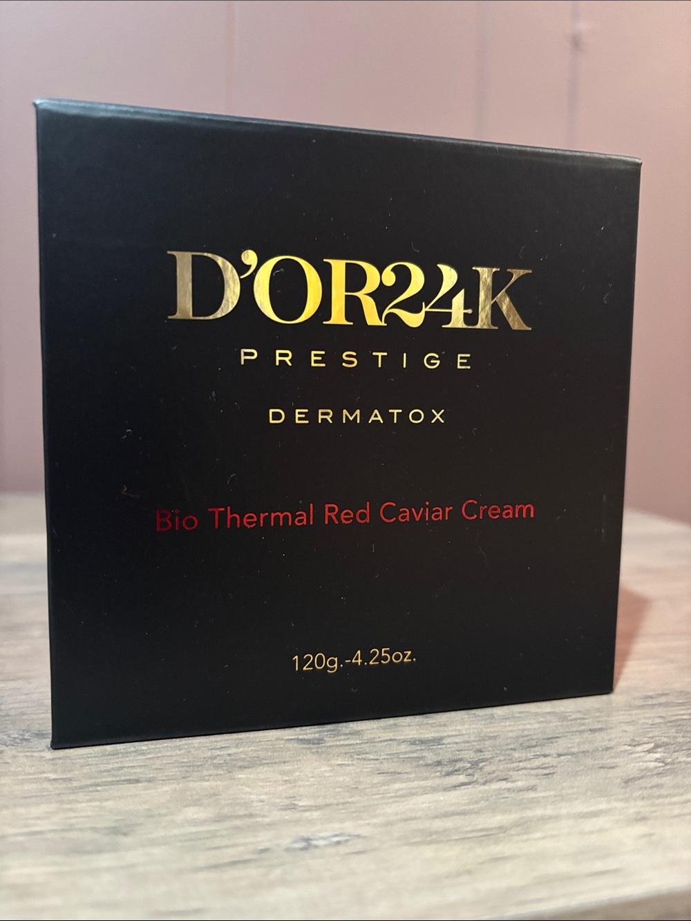 D’or24k Prestige DermatoX Bio Thermal Red Caviar Cream - Black & Red